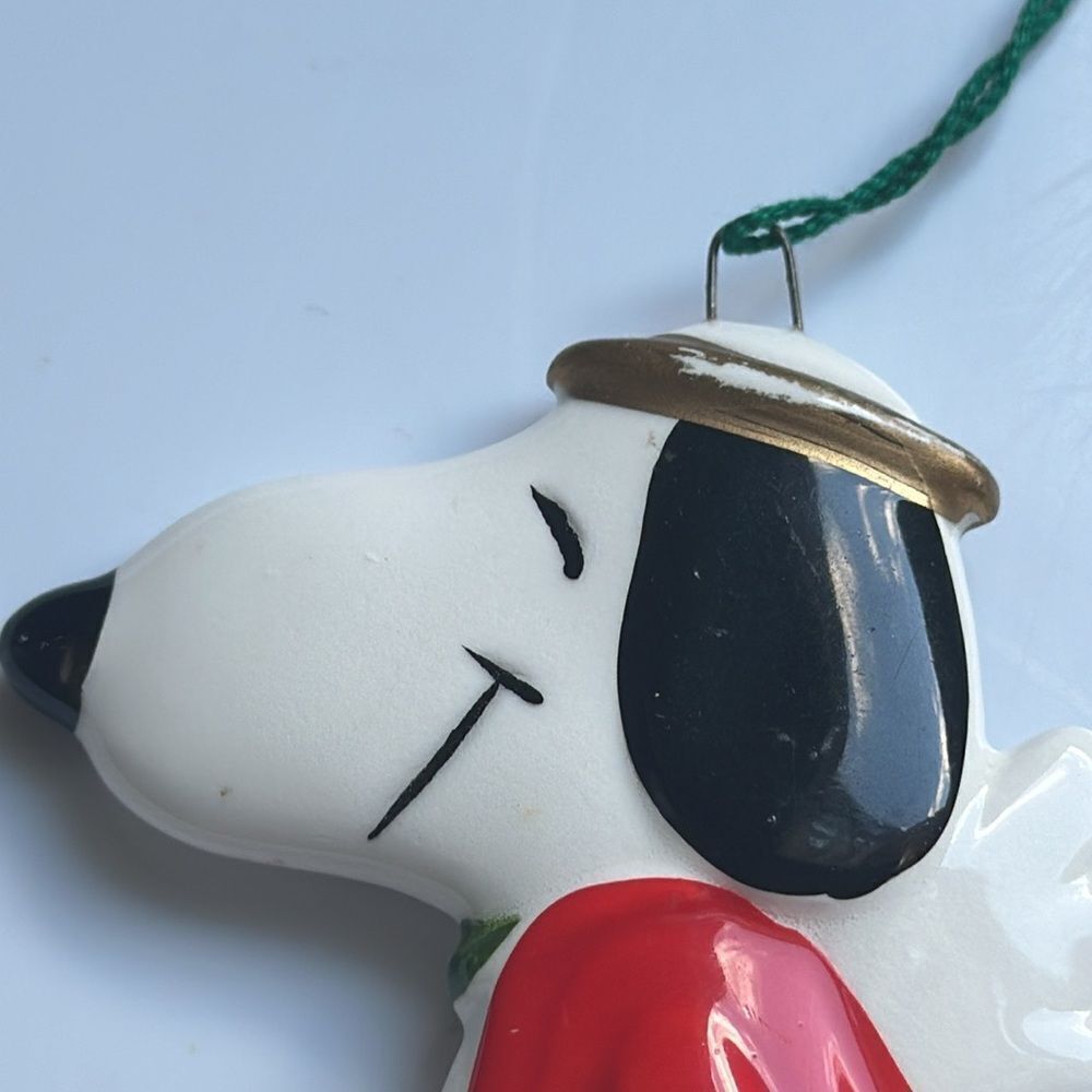 Vintage Snoopy as an Angel ceramic‎ Christmas tree ornament - Picture 2 of 7